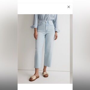 Madewell Light Blue Ankle Jeans